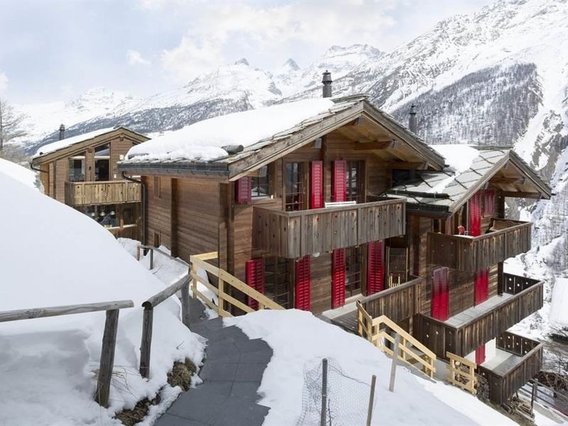 Chalet Flair Saas-Fee Exterior foto